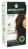 Herbatint 4C Ash Chestnut Permanent Haircolor Gel-4.56 Oz