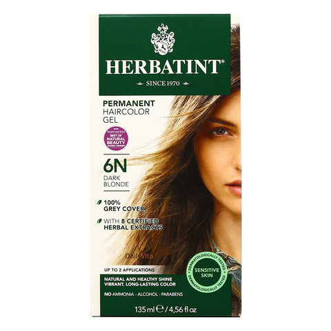 Herbatint 6N Dark Blonde Permanent Haircolor Gel-4.56 Oz