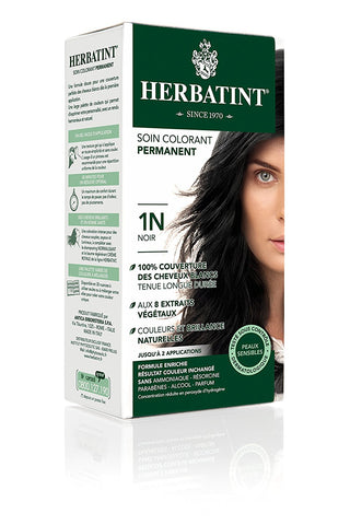 Herbatint 1N Black Permanent Haircolor Gel-4.56 Oz