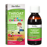 Herbion Naturals Throat Syrup For Children Natural Cherry Flavor-5 Oz