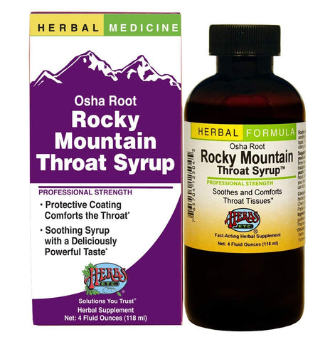 Herbs Etc Osha Root Throat Syrup-4 Oz