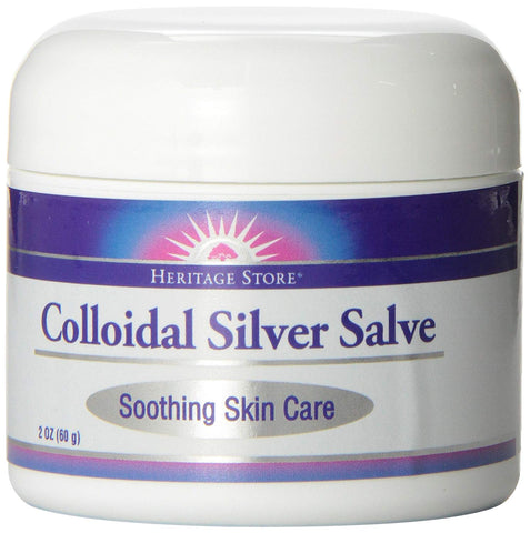 Heritage Store Colloidal Silver Salve-2 Oz
