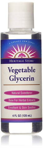 Heritage Store Vegetable Glycerin-4 Oz