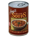 Amys Soup, Organic, Tuscan Bean & Rice - 14.1 Ounces