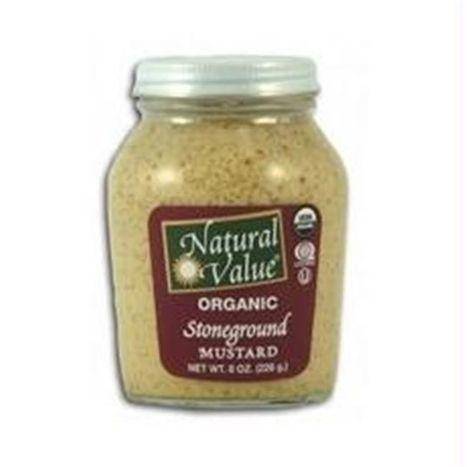 Natural Value Organic Stoneground Mustard - 9 Ounces