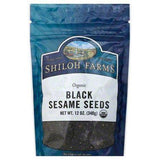 Shiloh Farms Sesame Seeds, Organic, Black - 12 Ounces