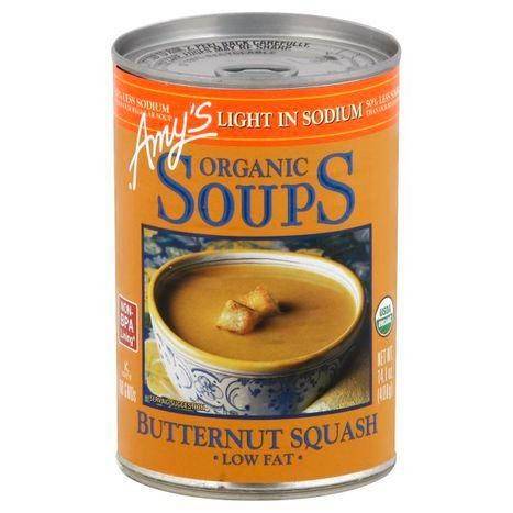 Amys Organic Light in Sodium Soup, Lowfat, Butternut Squash - 14.1 Ounces