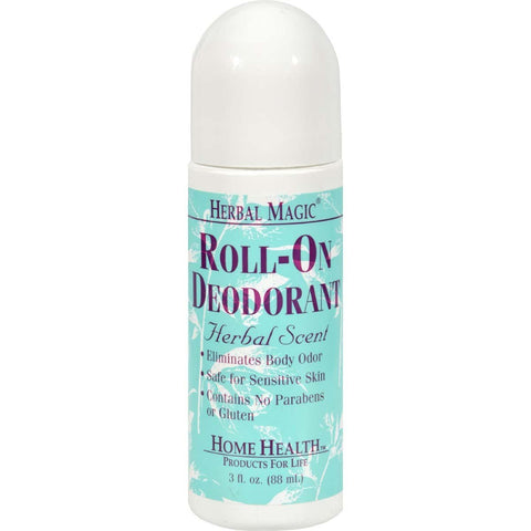 Home Health Herbal Magic Roll On Deodorant Herbal Scent-3 Oz