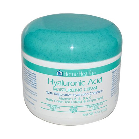 Home Health Hyaluronic Acid Moisturizing Cream-4 Oz
