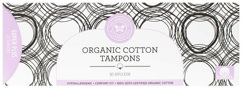 The Honest Co Organic Cotton Tampons Super Plus-20 Tampons