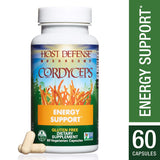 Host Defense Cordyceps Energy Support-60 Vegetarian Capsules