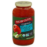 Muir Glen Organic Pasta Sauce, Italian Herb - 25.5 Ounces