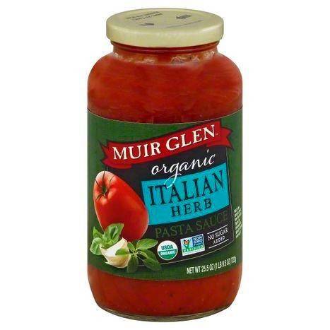 Muir Glen Organic Pasta Sauce, Italian Herb - 25.5 Ounces