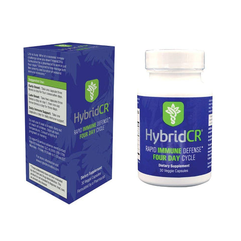 Hybrid Remedies Hybrid CR Rapid Immune Defense Four Day Cycle-30 Veggie Capsules