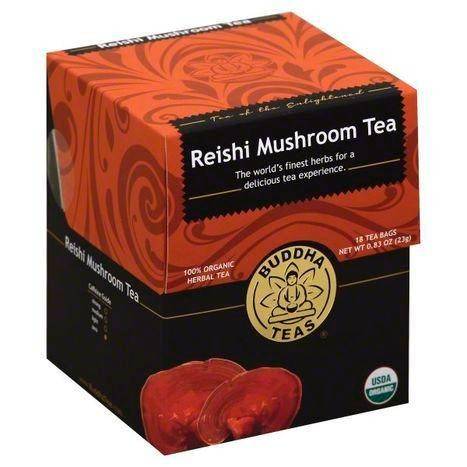 Buddha Teas Herbal Tea, Reishi Mushroom Tea, Bags - 18 Each