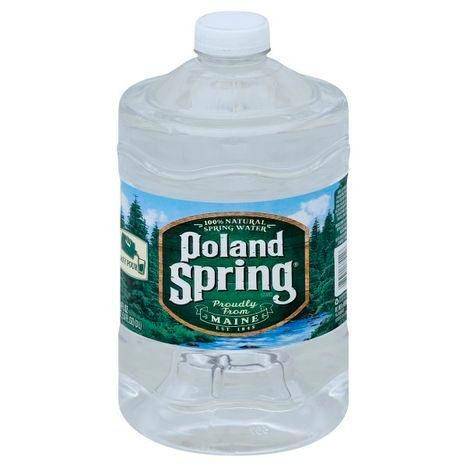 Poland Spring Water, 100% Natural Spring - 101 Ounces