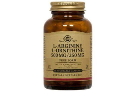 Solgar L-Arginine L-Ornithine 500 mg/250 mg Vegicaps