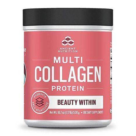 Ancient Nutrition Collagen, Multi Protein, Beauty Within, Watermelon - 18.7 Ounces