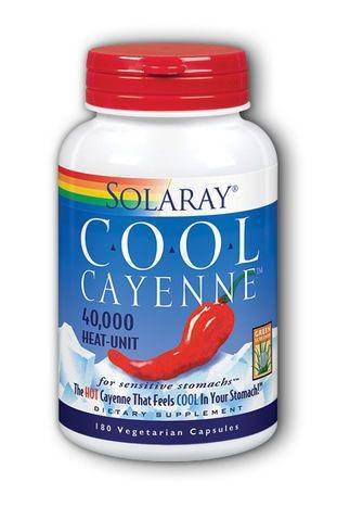 Solaray Cool Cayenne - 180 Vegetarian Capsules