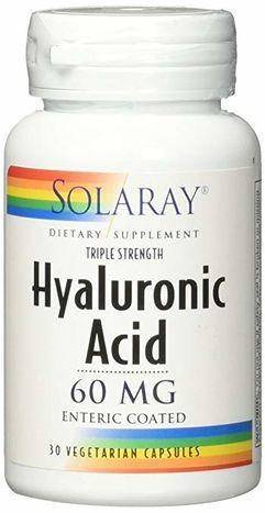 Solaray Triple Strength Hyaluronic Acid 60 mg - 30 Vegetarian Capsules