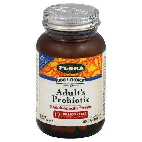 Flora Udo's Choice Probiotic, Adult's, Vegetarian Capsules - 60 Each