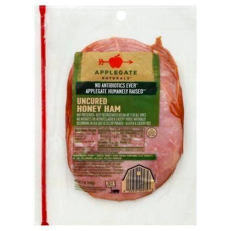 Applegate Naturals Ham, Honey, Uncured - 7 Ounces