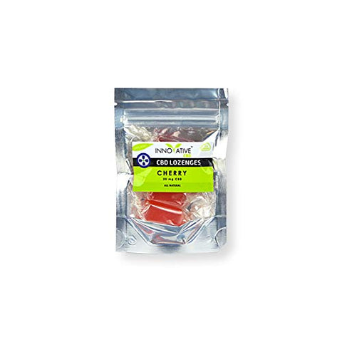 Innovative Organic CBD Lozenges 20 Mg Cherry-4 Lozenges