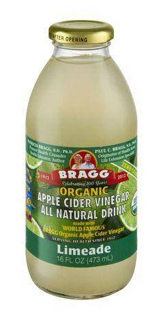 Bragg Apple Cider Vinegar Drink, Organic, Limeade - 16 Ounces
