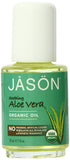 Jason Soothing Organic Aloe Vera Oil-1 Oz