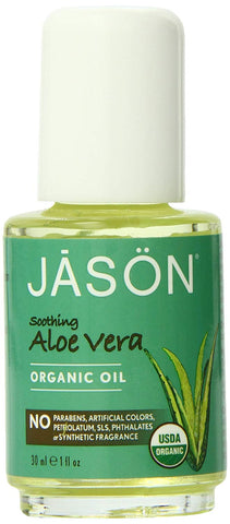 Jason Soothing Organic Aloe Vera Oil-1 Oz
