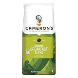 Camerons Coffee, Organic, Whole Bean, Light Roast, Breakfast Blend - 12 Ounces