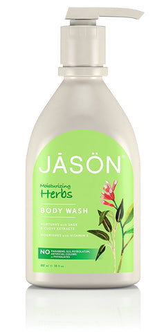 Jason Moisturizing Herbs Body Wash-30 Oz
