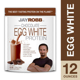 Jay Robb Egg White Protein Chocolate Flavor-12 Oz