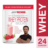 Jay Robb Whey Protein Strawberry Flavor-24 Oz