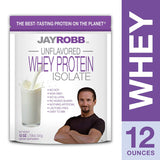 Jay Robb Whey Protein Isolate Unflavored-12 Oz
