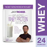 Jay Robb Whey Protein Isolate Unflavored-24 Oz