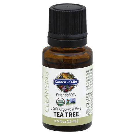 Garden of Life Essential Oils, Tea Tree, Organic - 0.5 Ounces