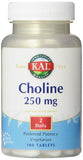 Kal Choline 250 Mg-100 Tablets