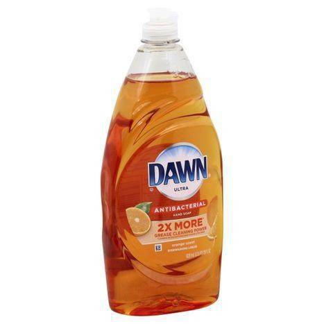 Dawn Ultra Dishwashing Liquid, Antibacterial Hand Soap, Orange Scent - 28 Ounces