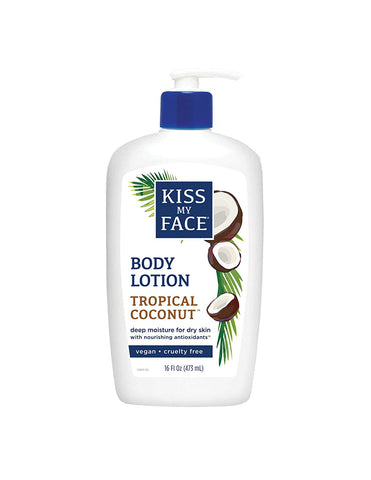 Kiss My Face Body Lotion Tropical Coconut-16 Oz