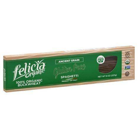 Felicia Organic Spaghetti, 100% Organic Buckwheat - 8 Ounces