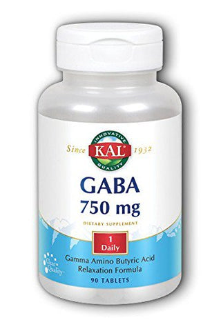 Kal Gaba 750 Mg 1 Daily Relaxation Formula-90 Tablets