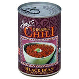 Amys Organic Chili, Low Fat, Black Bean, Medium - 14.7 Ounces