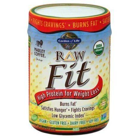 Garden of Life Raw Organic Fit High Protein for Weight Loss, Coffee - 16 Ounces