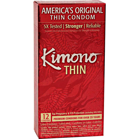 Kimono Thin-12 Condoms