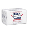 Kirk's Original Coco Castile Pure Botanical Coconut Oil Soap 3 Bars-12 Oz