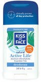 Kiss My Face Active Life Deodorant Fragrance Free-2.48 Oz