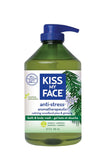 Kiss My Face Anti-Stress Calming Woodland Pine & Ginseng Bath & Body Wash-32 Oz