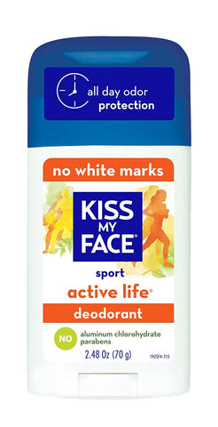 Kiss My Face Active Life Sport Deodorant-2.48 Oz