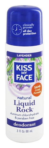 Kiss My Face Liquid Rock Deodorant Lavender-3 Oz